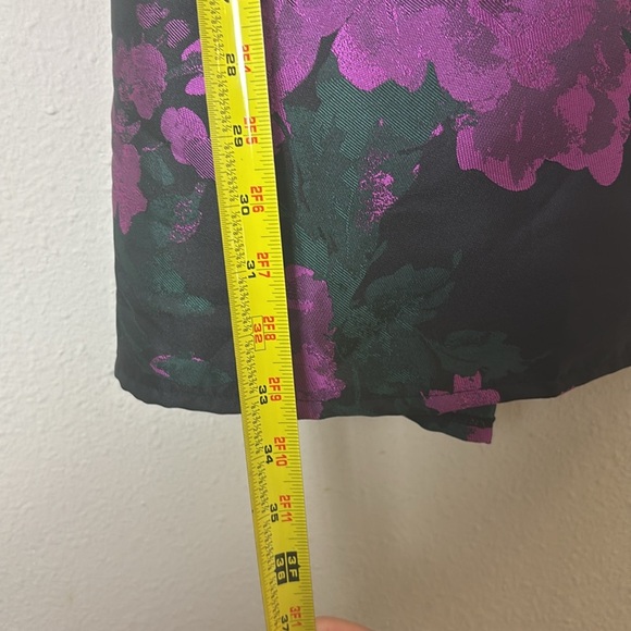 NWT Lulus Setting the Mood Black Floral Jacquard Mini Shift Dress size XS - Picture 13 of 14